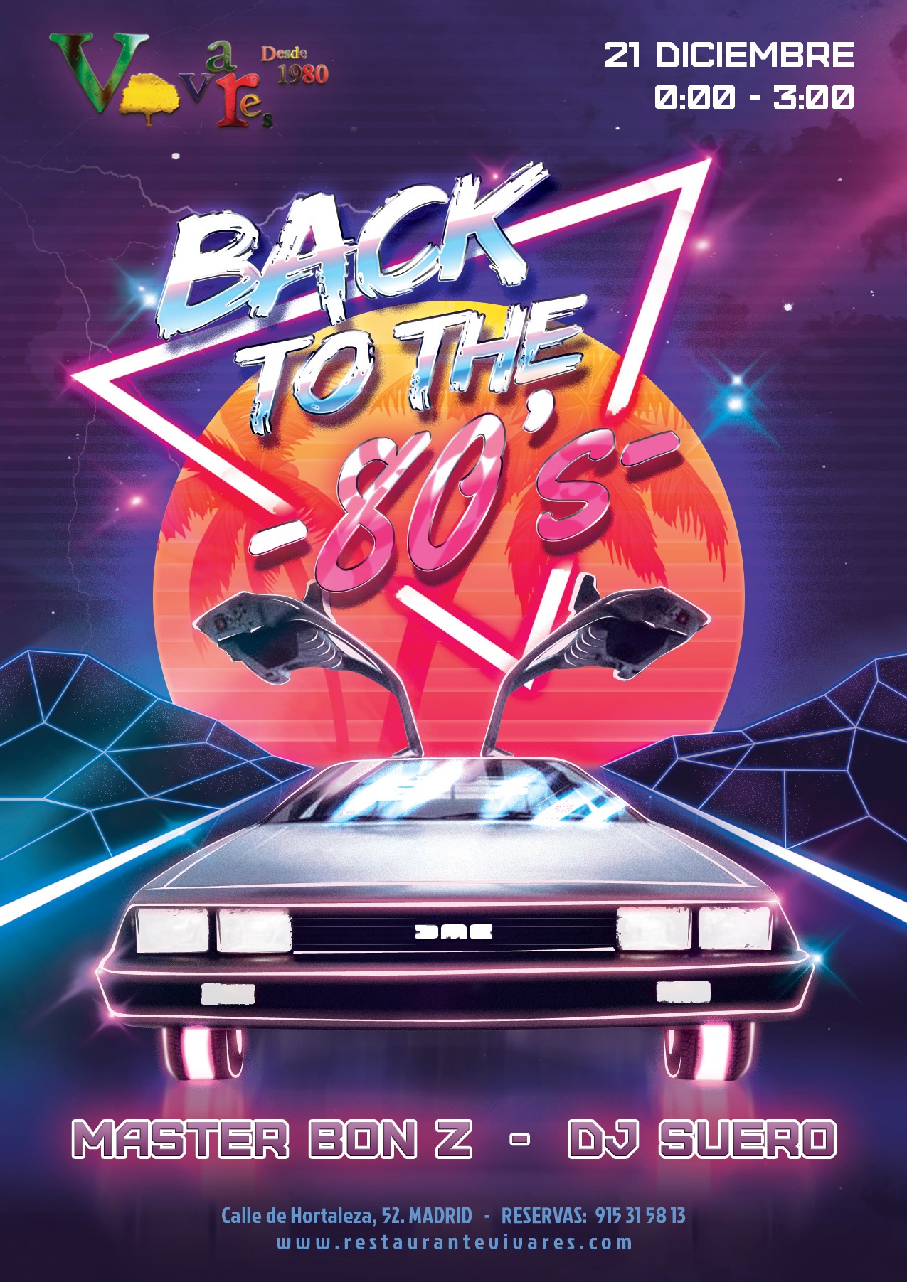 Back to de 80s con DJ SUERO en Vivares